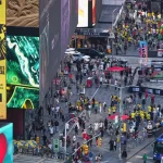 Un menor es detenido tras un tiroteo en Times Square; no se reportan heridos
